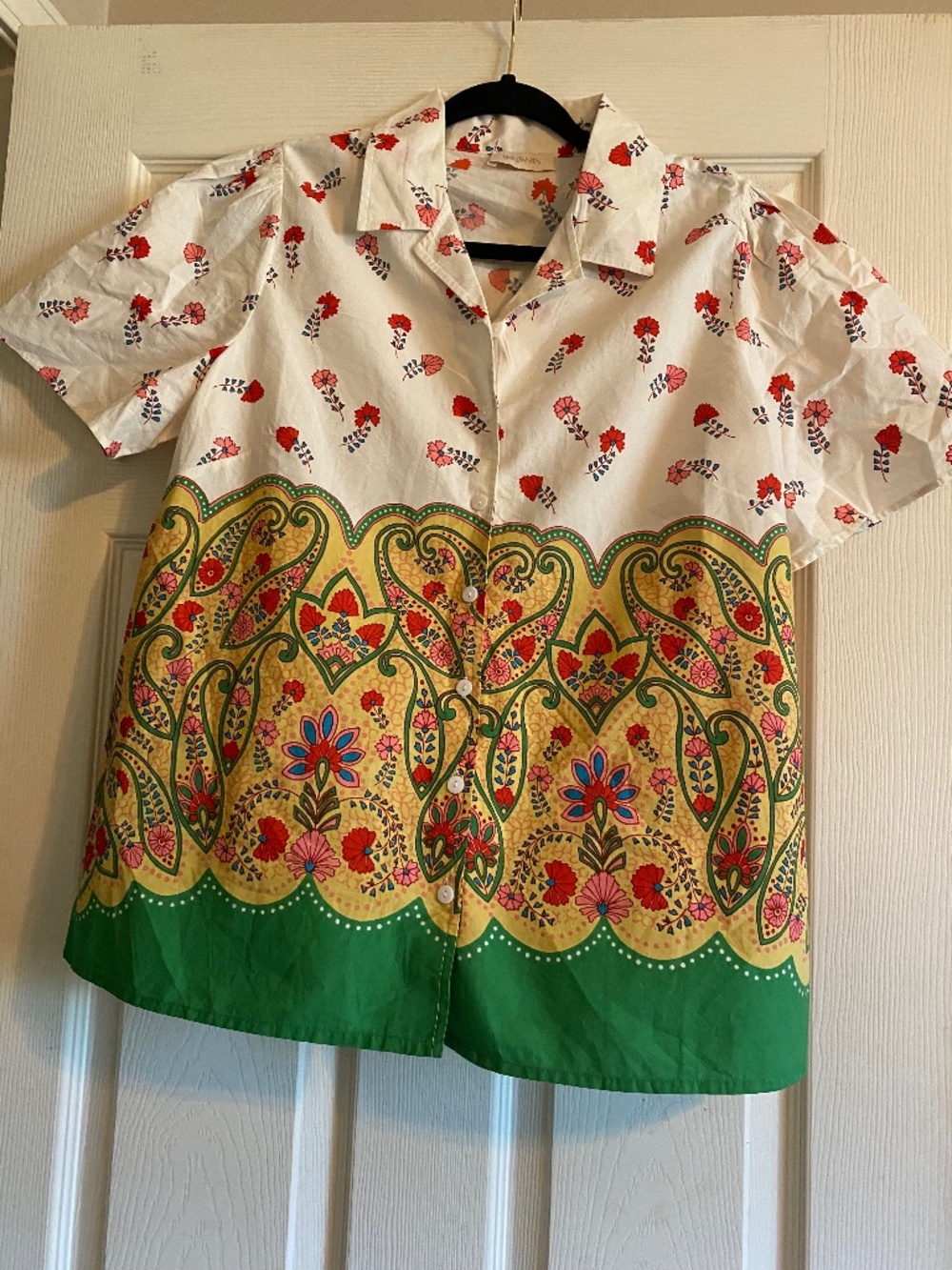 Anthropologie button down blouse